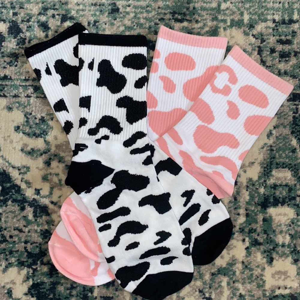 COPY - Cow Print Sock